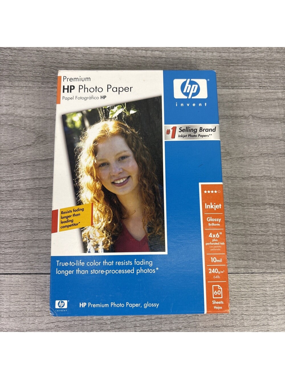 HP Premium Photo Paper 4x6/ 60 Sheets